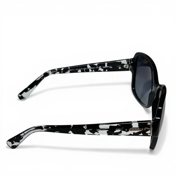 NIB Coach HC8166 (L154) Gisele Women’s Butterfly Sunglasses Black Crystal Mosaic - Picture 4 of 9